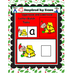 Christmas Alphabet Tasks for Autism